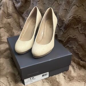 Vince Camuto Cream Zella Heels